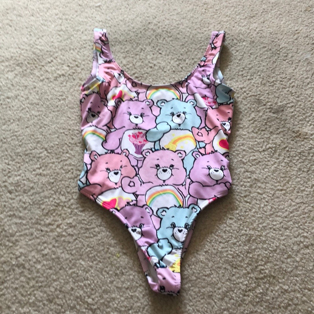 cheeky care bear body suit